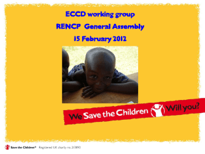 ECCD Presentation - Rwanda Education NGO Coordination
