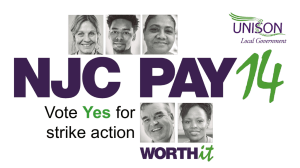 NJC pay 14: Vote yes for strike action