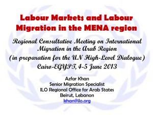 Labour migration in the MENA region