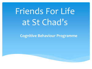 Friends for Life - St Chads Catholic Primary School