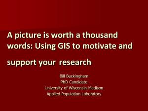 A picture is worth a thousand words: Using GIS to motivate and