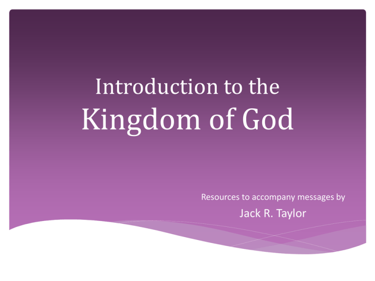 kingdom of god essay