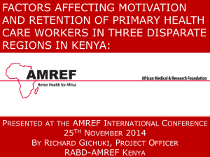TUAB025 - Amref Health Africa International Conference