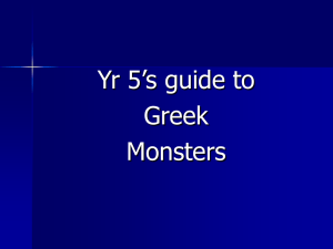 Greek Monsters