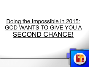 Doing the Impossible in 2015