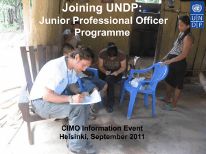 What is UNDP?