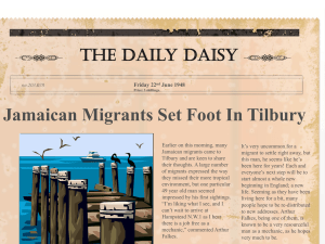 Jamaican Migrants Set Foot In Tilbury