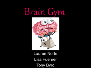 Brain Gym - Dr. Tamerin Capellino