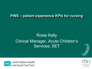 Improving the Patient Experience through Nursing & Midwifery KPIs