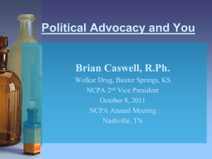 Brian Caswell - Advocacy and You