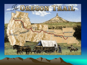 11-1 The Oregon Trail