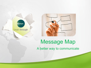 Message Mapping, A Better Way to Communicate