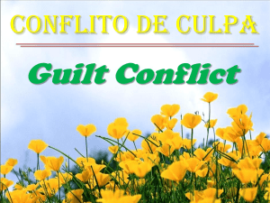 Conflito de Culpa - The Spiritist Psychological Society