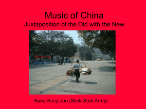 Music of China - Missouri State University