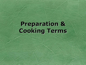 Preparation Term Notes