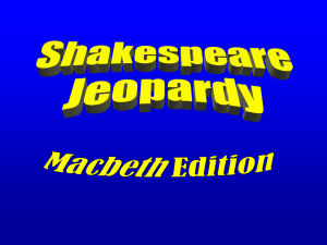Macbeth Jeopardy - mikipikehamstra.org