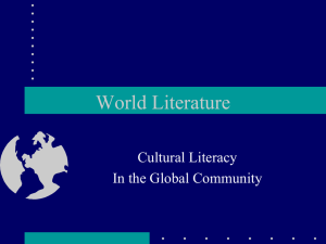World Lit Overview