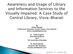 A Case Study of Central Library, Visva-Bharati