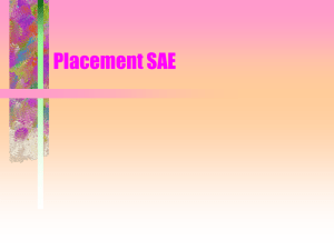 Placement SAE - Glen Rose FFA