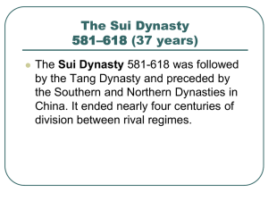 5.1_Sui Dynasty