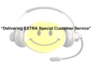 Excellence in Customer Service