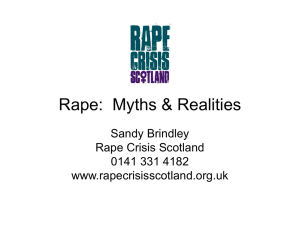 Rape: myths and realities (ppt 341KB)