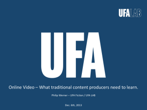 Online Video. What traditional content producers need to learn