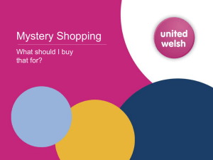 How can “mystery shopping”