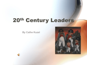 20th Century Leaders