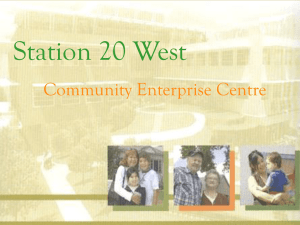 Station 20 West Powerpoint Presentation