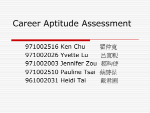 Career Aptitude Assessment