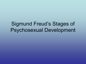 Sigmund Freud`s Stages of Psychosexual Development