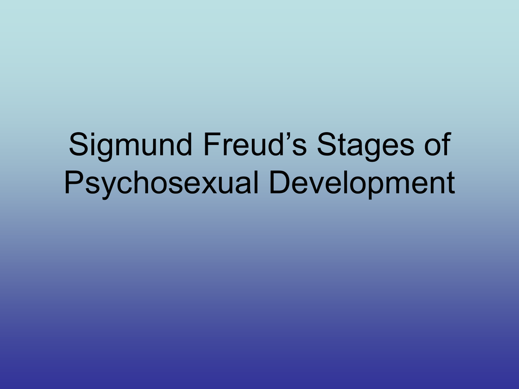 phallic stage of psychosexual development