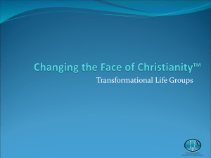 the PPT - Changing the Face of Christianity