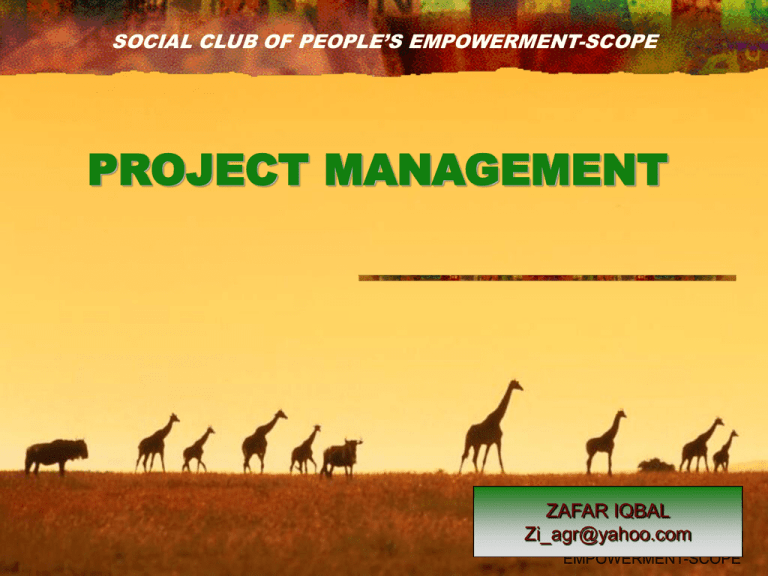 Project Management Ppt