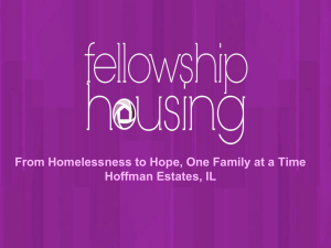 From Homelessness to Hope, one Family at a Time