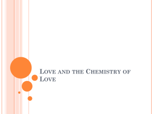 Love and the Chemistry of Love