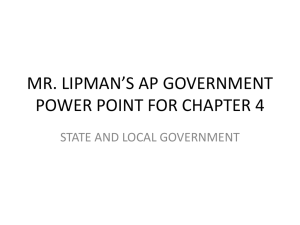 apgov power point chapter 4 - Long Branch Public Schools
