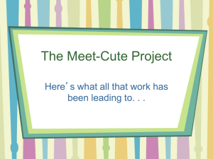 The Meet-Cute Project