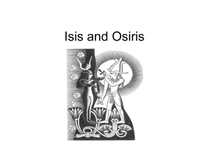 Isis and Osiris - Stratford High School