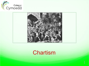 Chartism 1 - Coleg y Cymoedd Moodle