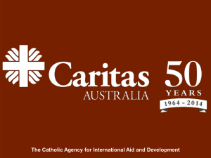 - Caritas Australia