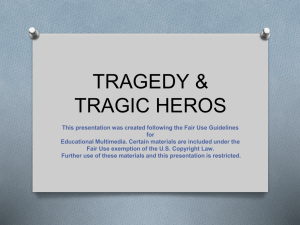 Tragedy & tragic heroes 1