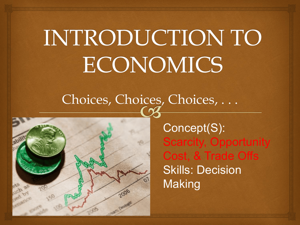 economics presentation topics