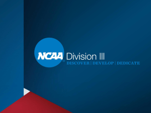 Division III Compliance Issues Related to Recruiting Student