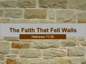 The Faith That Fell Walls