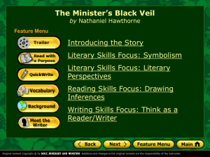 The Minister`s Black Veil - Mrs. Knighten`s 11th Grade