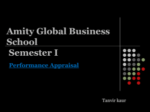 Amity International Business School IMBA Semester I