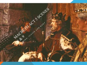 Macbeth Act 5 scenes 8 & 9
