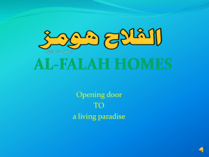 AL-FALAH HOMES - Orient Marketing